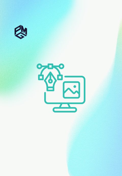 Kurumsal marka kimliği sunumu: logo, kartvizit, broşür ve sosyal medya tasarımları içeren masaüstü mockup