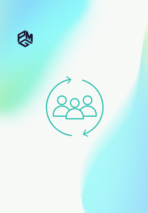 “Dijital strateji planlamasını simgeleyen siyah beyaz danışmanlık ikonu”